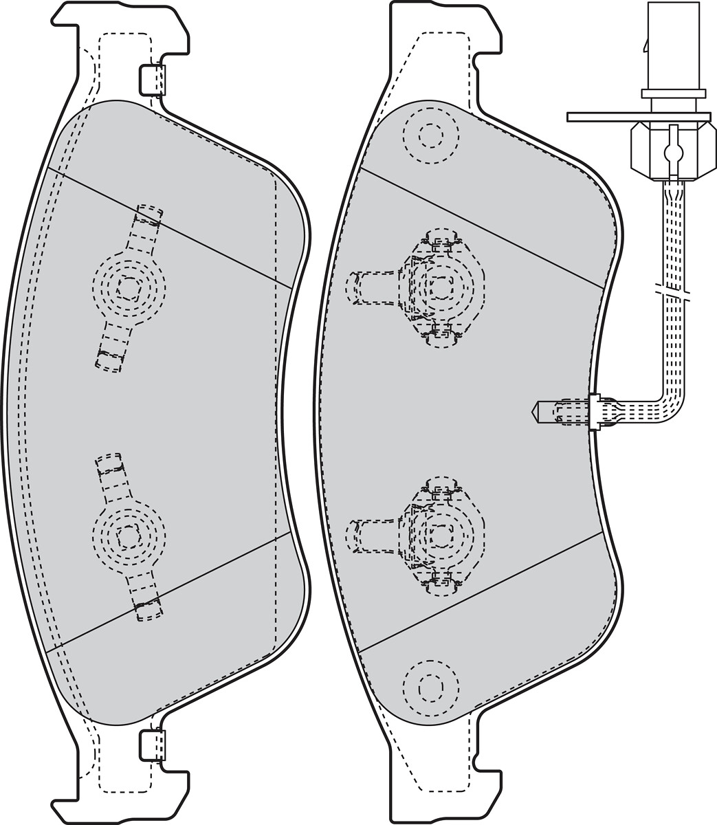 Jeu de 4 plaquettes de frein VALEO ref. 302071
